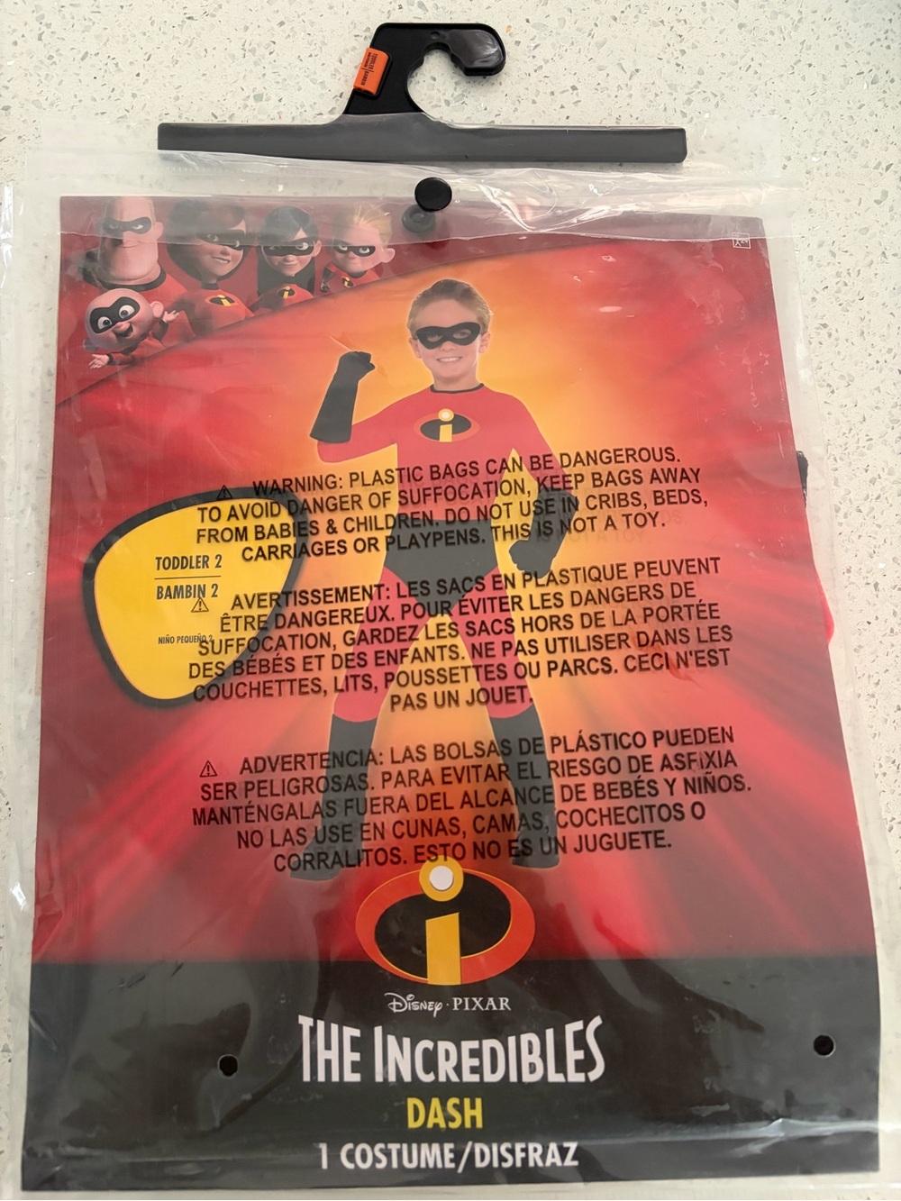 The Incredibles Dash Kids Costume - Red